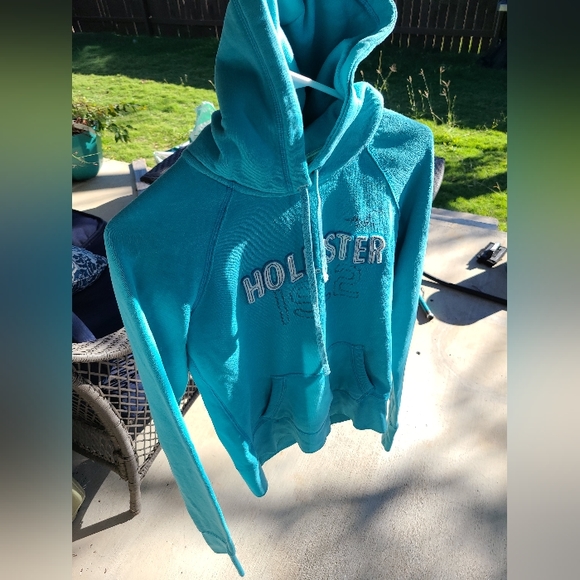 Vintage Hollister Sweatshirt, Robin egg blue, L - Picture 6 of 6